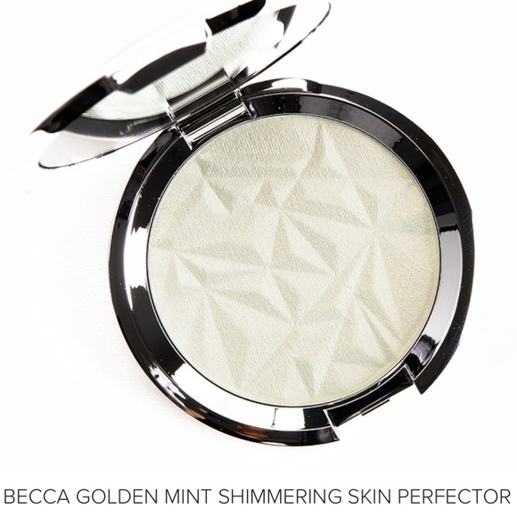NIB BECCA Shimmering Skin Perfector Highlighter Golden Mint Limited Edition $38+ - Picture 3 of 11